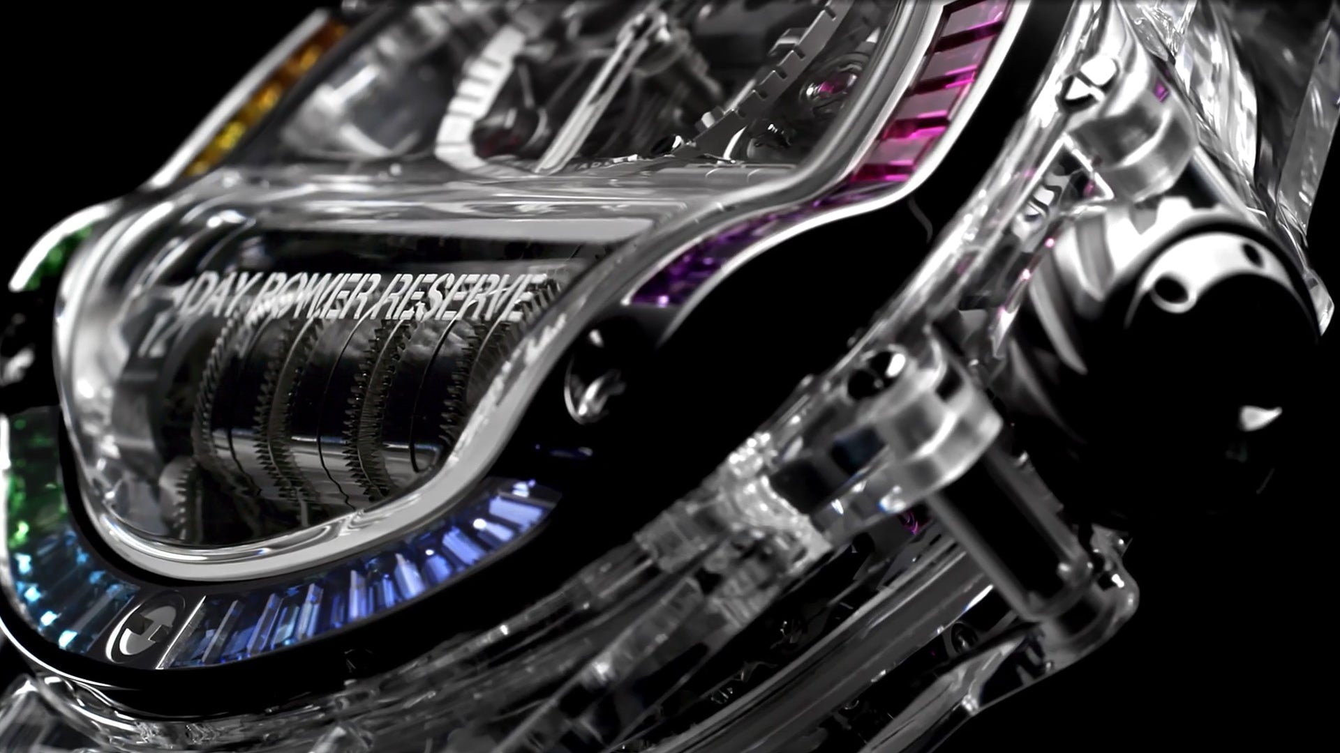 Big Bang MP-11 POWER RESERVE 14 DAYS SAPPHIRE RAINBOW - immagine 3