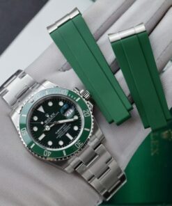 Alternative view of Rolex Submariner Stainless Steel “The Hulk” Green Dial Cerachrom Bezel