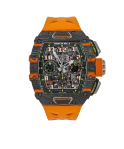 Richard Mille RM 11-03 McLaren Carbon TPT, Skeleton Dial, Orange Strap, 50 mm