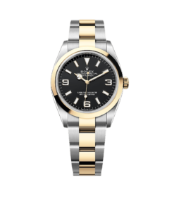 Rolex Explorer 36 Oyster, 36 mm, Oystersteel and yellow gold