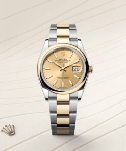 Alternative view of Rolex Datejust 36 Oyster, 36 mm, Oystersteel and yellow gold