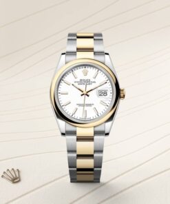 Alternative view of Rolex Datejust 36 Oyster, 36 mm, Oystersteel and yellow gold