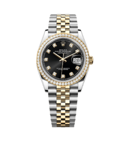 Rolex Datejust 36 Oyster, 36 mm, Oystersteel, yellow gold and diamonds