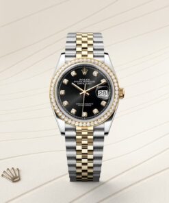 Alternative view of Rolex Datejust 36 Oyster, 36 mm, Oystersteel, yellow gold and diamonds