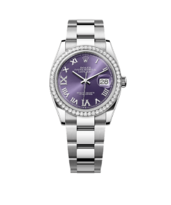Rolex Datejust 36 Oyster, 36 mm, Oystersteel, white gold and diamonds