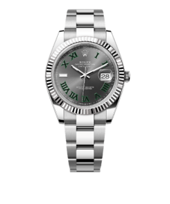 Rolex Datejust 41 Oyster, 41 mm, Oystersteel and white gold