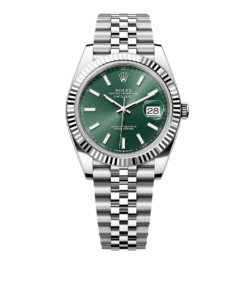 Rolex Datejust 41 Oyster, 41 mm, Oystersteel and white gold