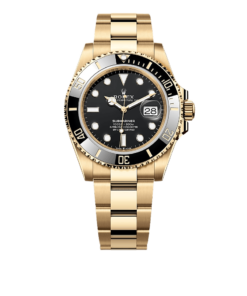 A- Rolex Submariner Date, 18k Yellow Gold, 41mm