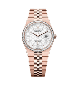Rolex Land-Dweller 36 Oyster, 36 mm, Everose gold and diamonds