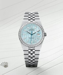 Alternative view of Rolex Land-Dweller 36 Oyster, 36 mm, platinum and diamonds