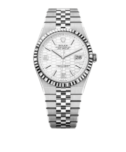 Rolex Land-Dweller 40 Oyster, 40 mm, Oystersteel and white gold