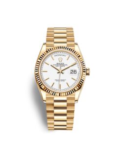 Rolex Day-Date 36mm Yellow Gold Silver Dial