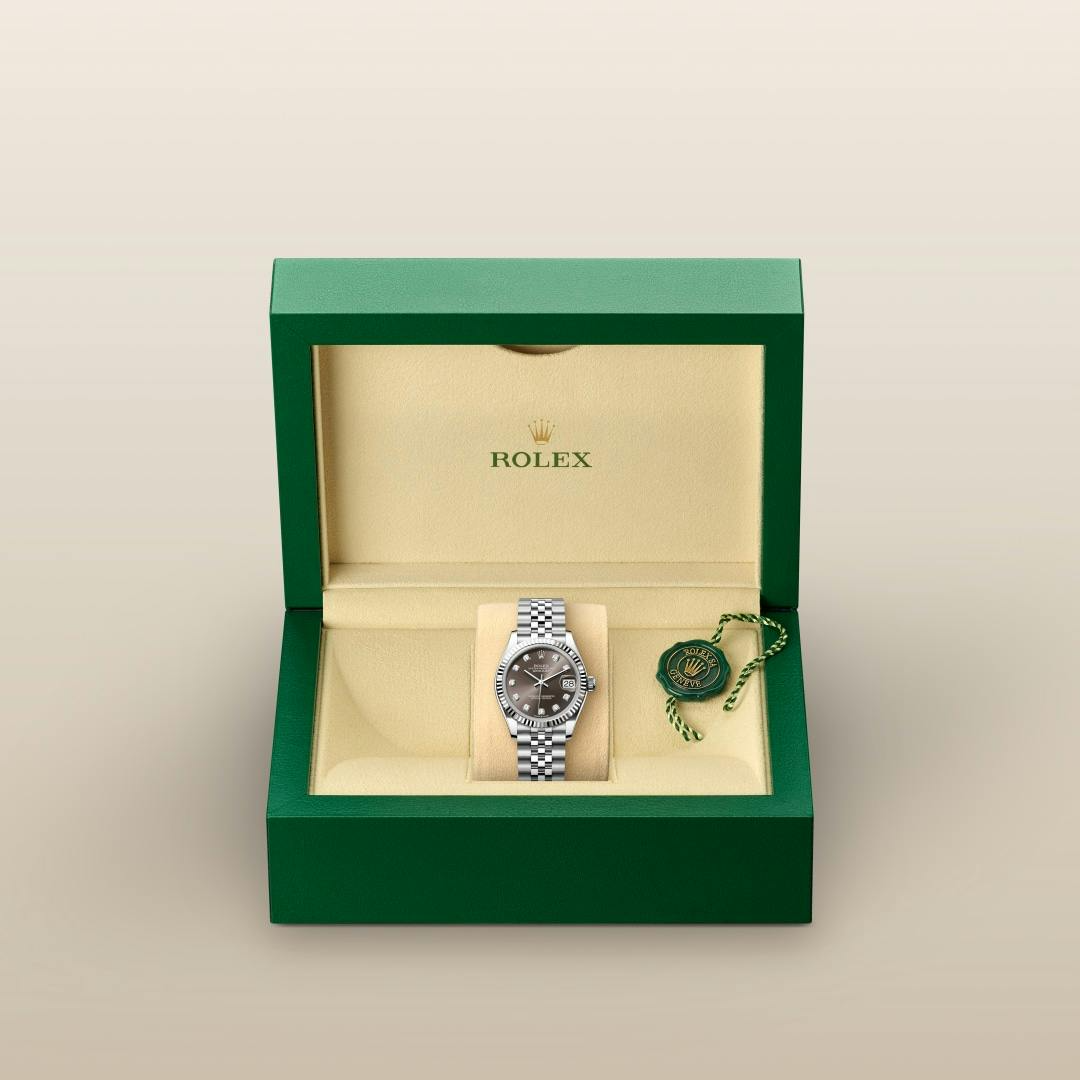 Rolex Datejust 31 Oyster, 31 mm, Oystersteel and white gold - Image 5