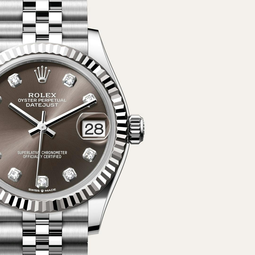 Rolex Datejust 31 Oyster, 31 mm, Oystersteel and white gold - Image 2