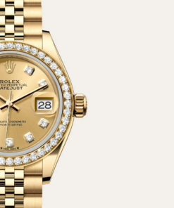 Alternative view of Rolex Lady-Datejust Oyster, 28 mm, yellow gold and diamond