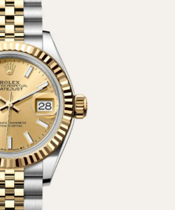 Alternative view of Rolex Lady-Datejust Oyster, 28 mm, Oystersteel and yellow gold