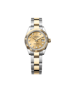 Rolex Lady-Datejust Oyster, 28 mm, Oystersteel and yellow gold