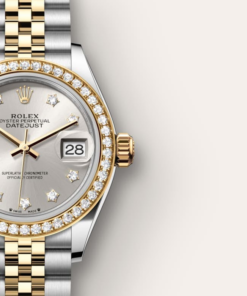 Alternative view of Rolex Lady-Datejust Oyster, 28 mm, Oystersteel, yellow gold and diamonds