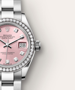 Alternative view of Rolex Lady-Datejust Oyster, 28 mm, Oystersteel, white gold and diamonds