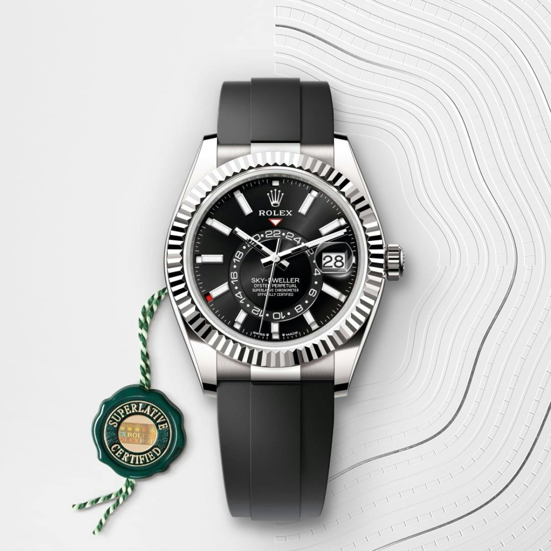 Rolex Sky-Dweller Oyster, 42 mm, white gold - Imagen 3