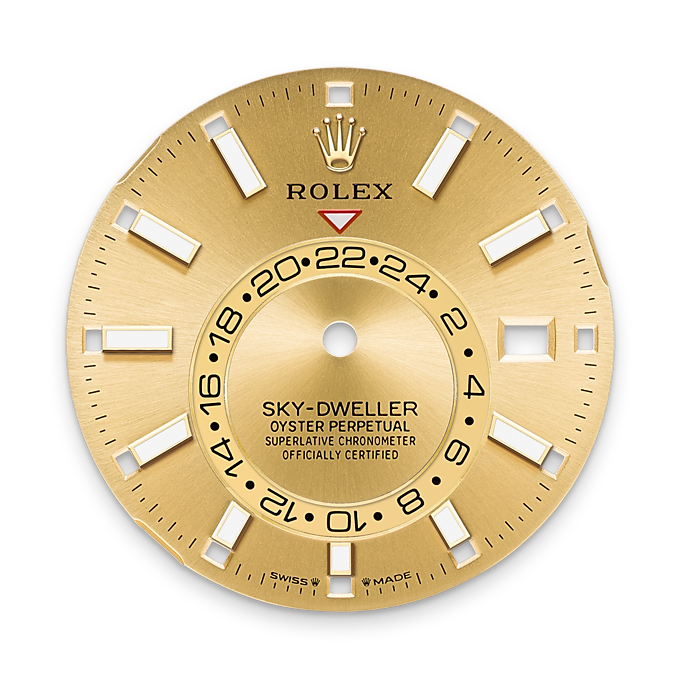 Rolex Sky-Dweller, 42mm, Oystersteel and 18k Yellow Gold, Champagne, Jubilee - Image 2