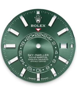 Vista alternativa de Rolex Sky-Dweller, 42mm, Oystersteel and 18k White Gold, Green, Jubilee