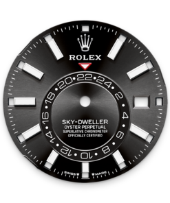 Vue alternative de Rolex Sky-Dweller, 42mm, Oystersteel and 18k White Gold, Black, Jubilee