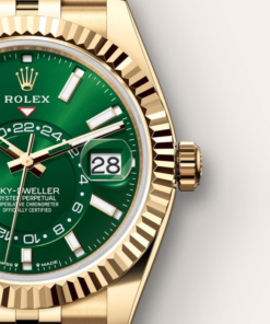 Alternative view of A Rolex Sky-Dweller 42mm18ct Yellow Gold Green Dial