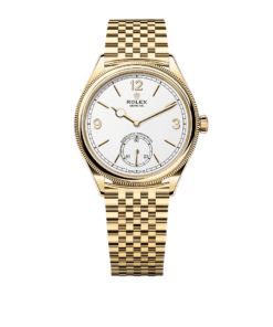 Rolex 1908 39 mm, 18 kt yellow gold, polished finish