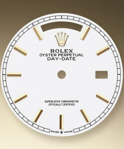 Alternative view of Rolex Day-Date 36mm Yellow Gold Silver Dial