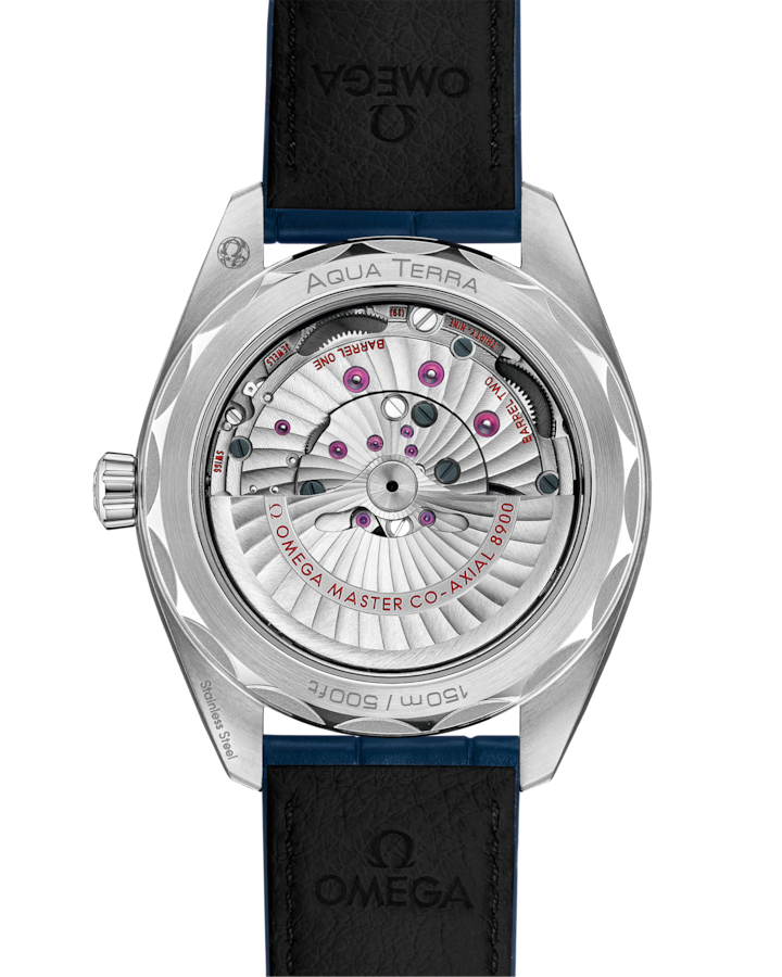 Seamaster Aqua Terra 150M 41 mm, steel on leather strap - Image 2