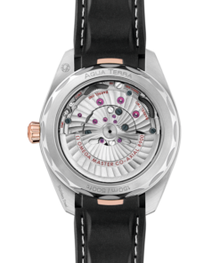 Alternative view of Seamaster Aqua Terra 150M 41 mm, steel ‑ Sedna™ gold on rubber strap