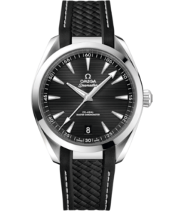 Seamaster Aqua Terra 150M 41 mm, steel on rubber strap