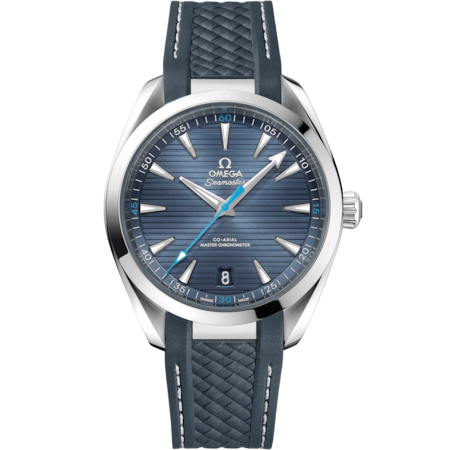Seamaster Aqua Terra 150M 41 mm, steel on rubber strap