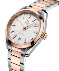 Alternative view of Seamaster Aqua Terra 150M 41 mm, steel ‑ Sedna™ gold on steel