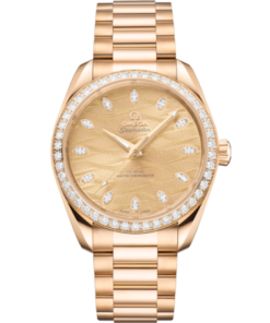 Seamaster Aqua Terra 150M 38 mm, Moonshine™ gold on Moonshine™ gold