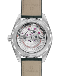 Alternative view of Seamaster Aqua Terra 150M 41 mm, steel on leather strap