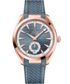 Seamaster Aqua Terra 150M 41 mm, Sedna™ gold on rubber strap