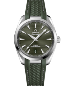Seamaster Aqua Terra 150M 38 mm, steel on rubber strap