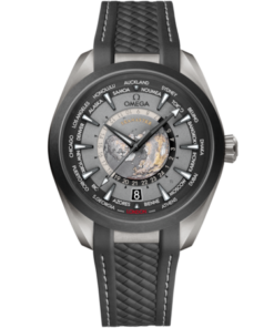 Seamaster Aqua Terra 150M 43 mm, titanium on rubber strap