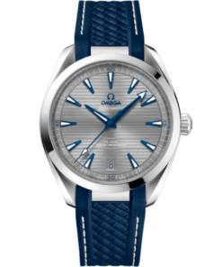 Seamaster Aqua Terra 150M 41 mm, steel on rubber strap