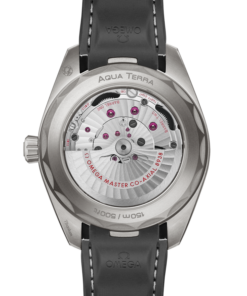 Vue alternative de Seamaster Aqua Terra 150M 43 mm, titanium on rubber strap