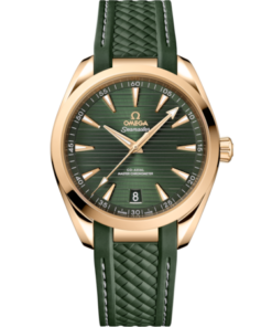 Seamaster Aqua Terra 150M 41 mm, Moonshine™ gold on rubber strap