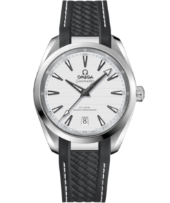 Seamaster Aqua Terra 150M 38 mm, steel on rubber strap