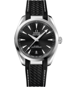 Seamaster Aqua Terra 150M 38 mm, steel on rubber strap