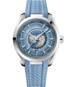 Seamaster Aqua Terra 150M 43 mm, steel on rubber strap