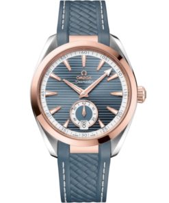 Seamaster Aqua Terra 150M 41 mm, steel ‑ Sedna™ gold on rubber strap