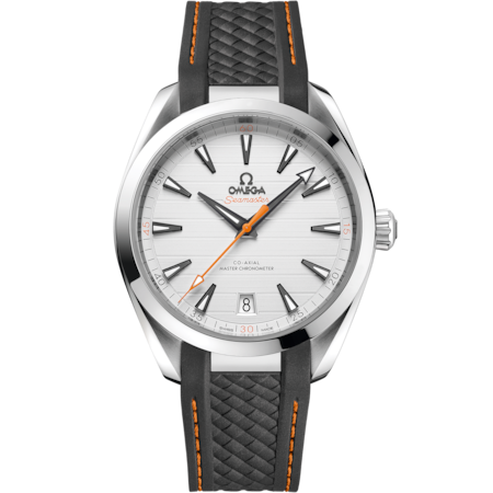 Seamaster Aqua Terra 150M 41 mm, steel on rubber strap