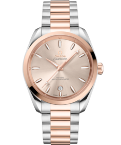 Seamaster Aqua Terra Shades 38 mm, steel ‑ Sedna™ gold on steel