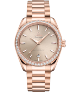 Seamaster Aqua Terra Shades 38 mm, Sedna™ gold on Sedna™ gold